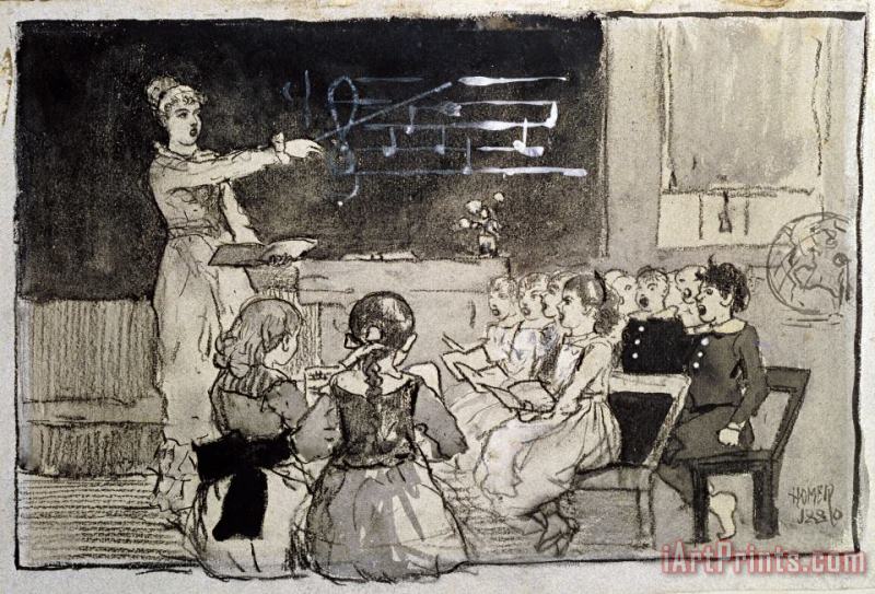 Winslow Homer The Music Lesson Art Print
