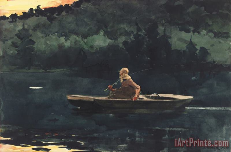 The Rise painting - Winslow Homer The Rise Art Print