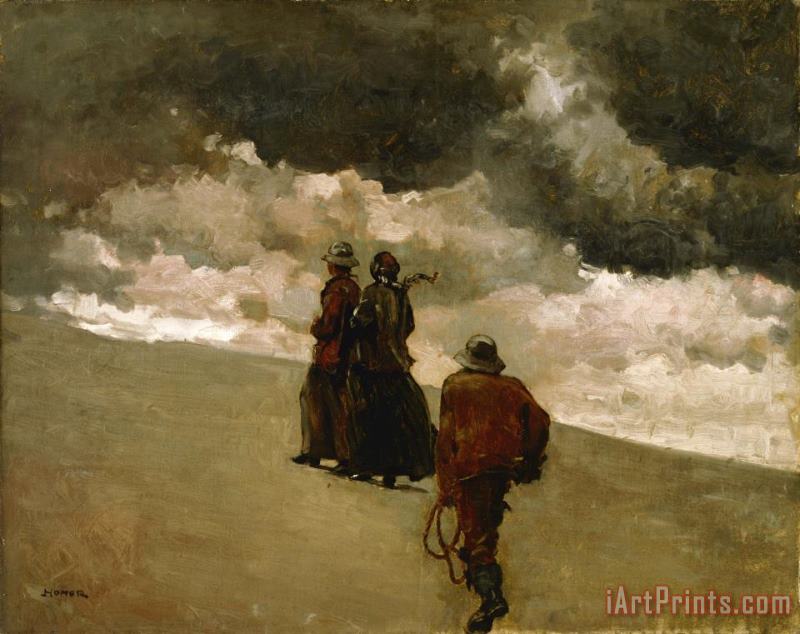 To The Rescue painting - Winslow Homer To The Rescue Art Print