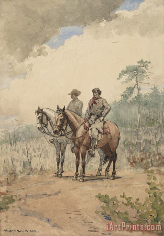 Winslow Homer Two Scouts Art Painting