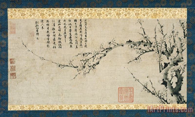 Yang Hui A Branch of The Cold Season Art Print