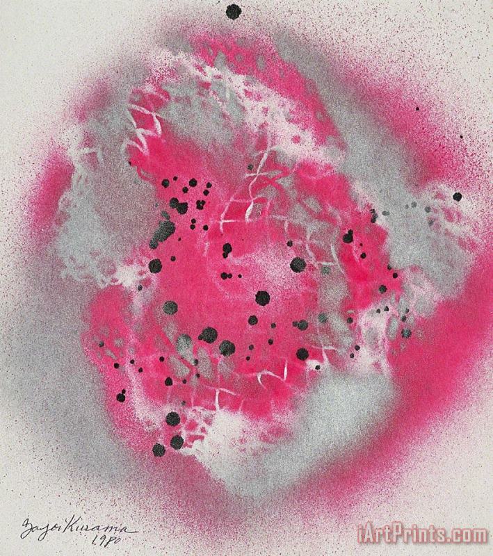 Yayoi Kusama Cloud, 1980 Art Painting