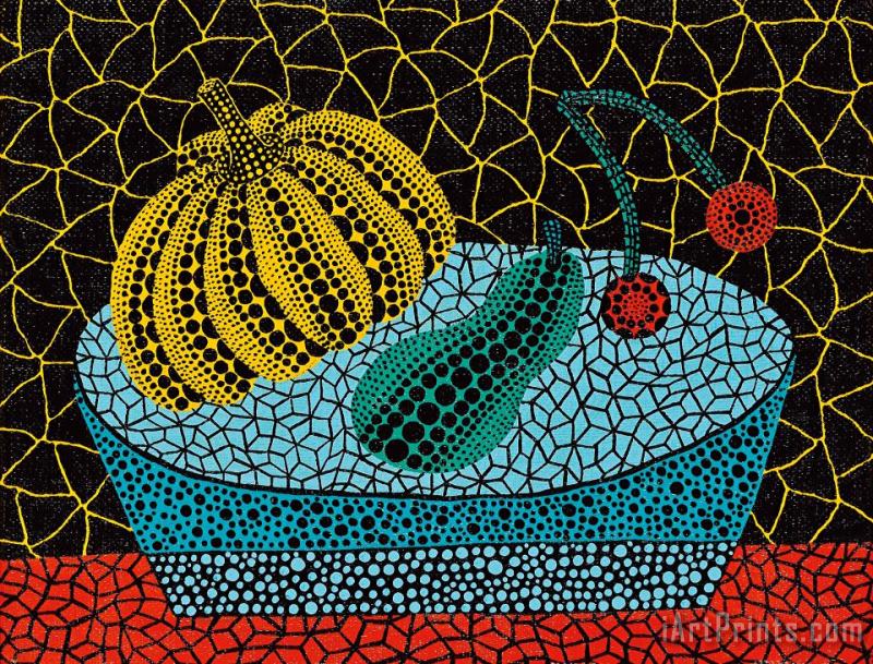 Still Life, 1996 painting - Yayoi Kusama Still Life, 1996 Art Print