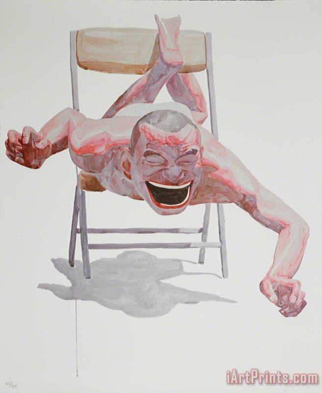 Untitled (smile Ism No. 21), 2006 painting - Yue Minjun Untitled (smile Ism No. 21), 2006 Art Print