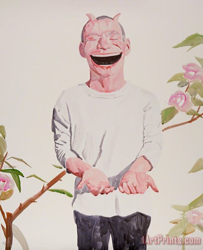 Untitled (smile Ism No. 22), 2006 painting - Yue Minjun Untitled (smile Ism No. 22), 2006 Art Print