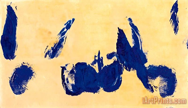 Yves Klein Anthropometrie, Sans Titre (ant 135) Art Print