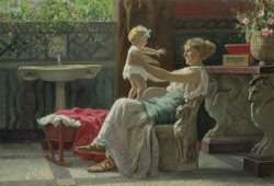 Zocchi Guglielmo Mother's Darling painting