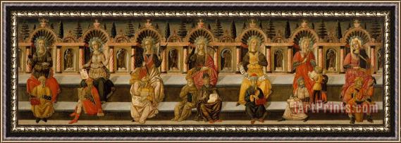 'Lo Scheggia' Giovanni di Ser Giovanni Guidi The Seven Liberal Arts Framed Painting