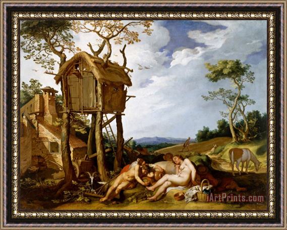 Abraham Bloemaert Parable of The Wheat And The Tares Framed Painting