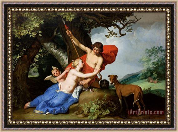 Abraham Bloemaert Venus And Adonis Framed Painting