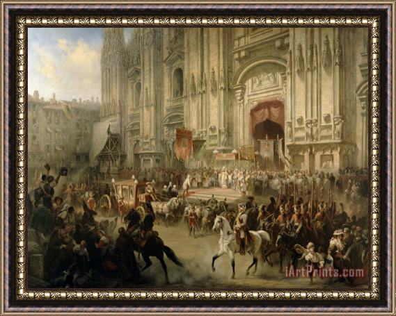 Adolf Jossifowitsch Charlemagne Ceremonial Reception Framed Painting