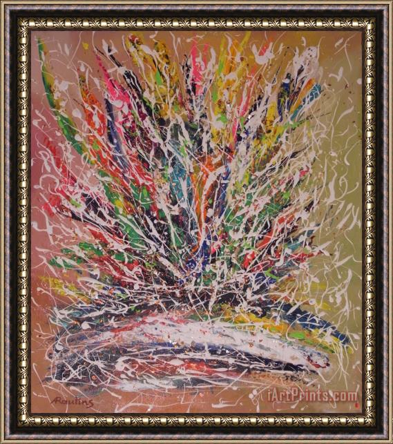 Agris Rautins A bouquet of colors Framed Print