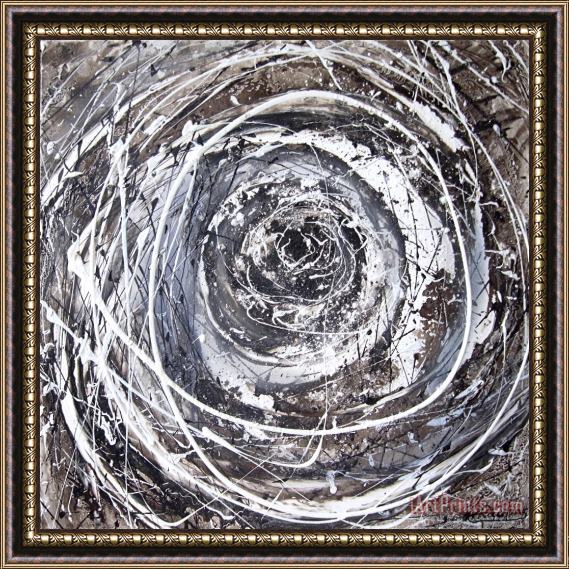 Agris Rautins In the eye of the tornado Framed Painting