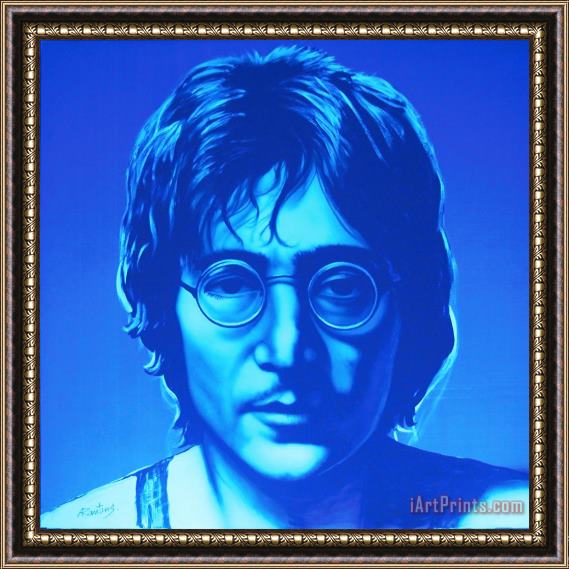 Agris Rautins John Lennon Framed Print
