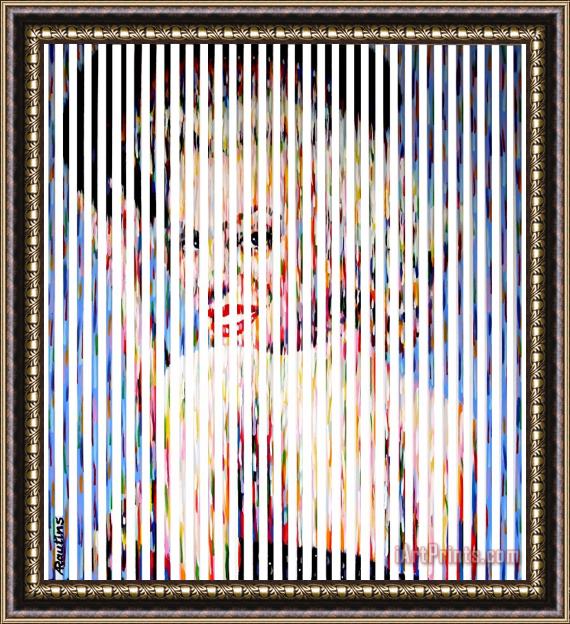 Agris Rautins Marilyn Monroe Framed Painting