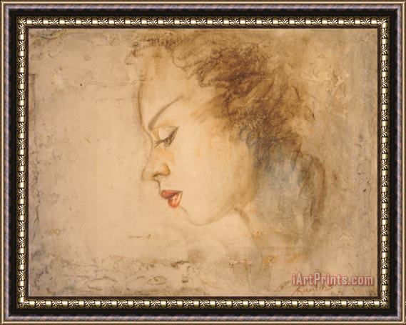 Agris Rautins Portrait of an angel Framed Print