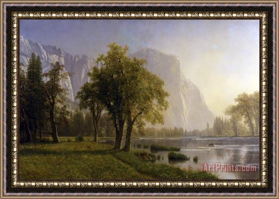 Albert Bierstadt El Capitan, Yosemite Valley, California Framed Painting