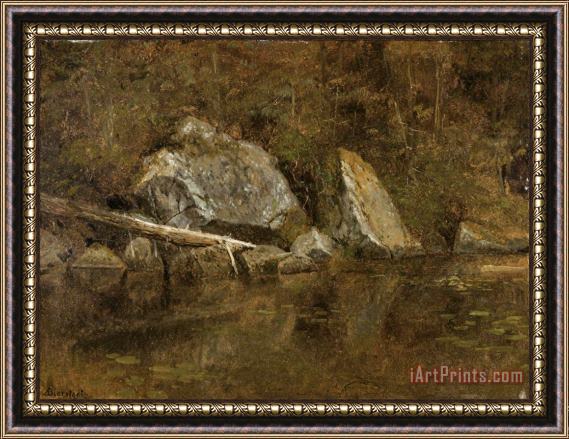 Albert Bierstadt White Mountain Lake, 1869 Framed Painting