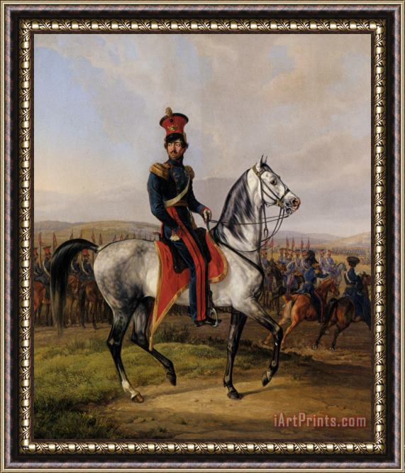 Albrecht Adam Alexander, Duke of Wurttemberg Framed Painting