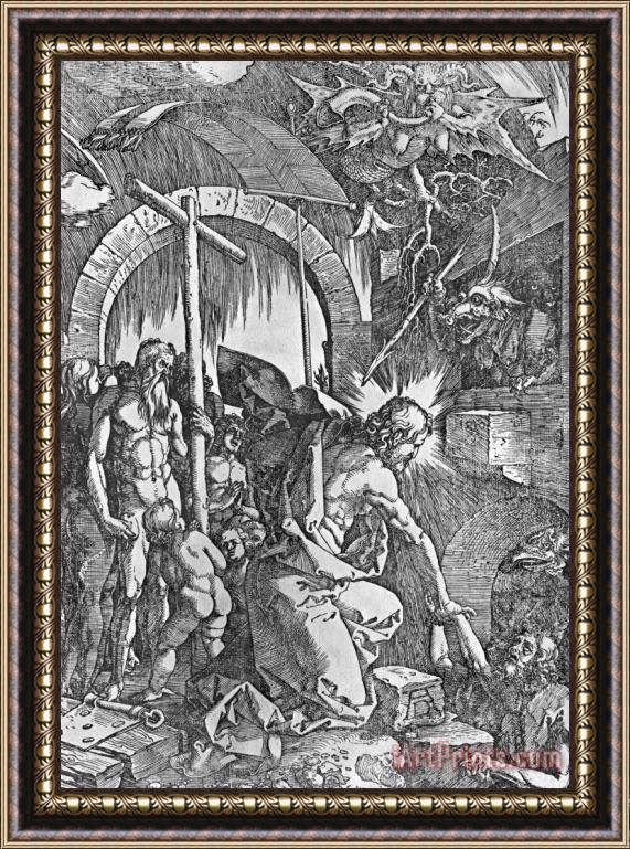 Albrecht Duerer The Descent Of Christ Into Limbo Framed Print