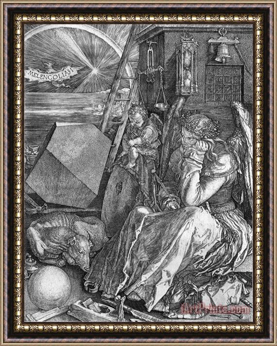 Albrecht Durer Melencolia I Framed Painting