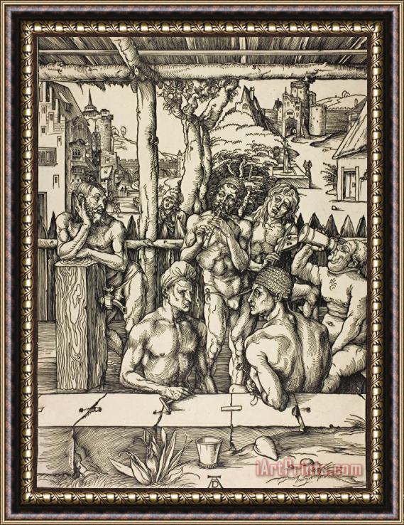 Albrecht Durer The Men's Bath Framed Print