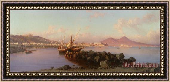 Alessandro la Volpe View of the Bay of Naples Framed Print