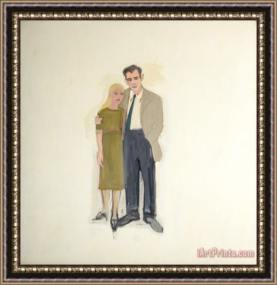 Alex Katz Irving And Lucy, 1958 Framed Print