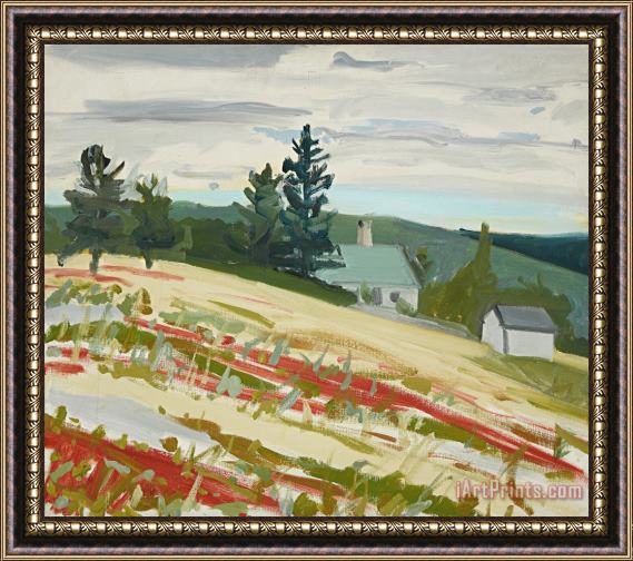 Alex Katz Landscape, Maine Framed Painting