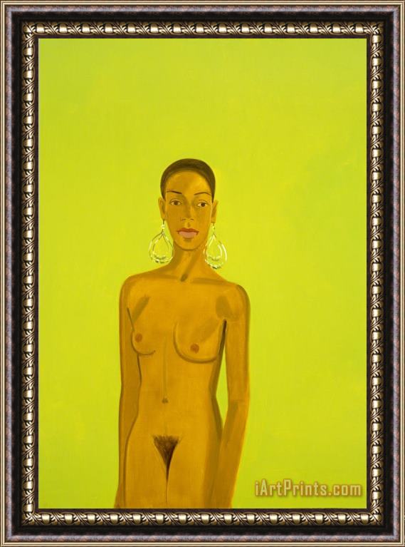 Alex Katz Nude, 2005 Framed Painting