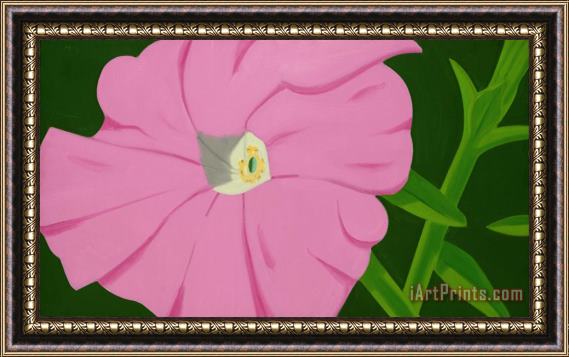 Alex Katz Pink Petunia #2 Framed Painting