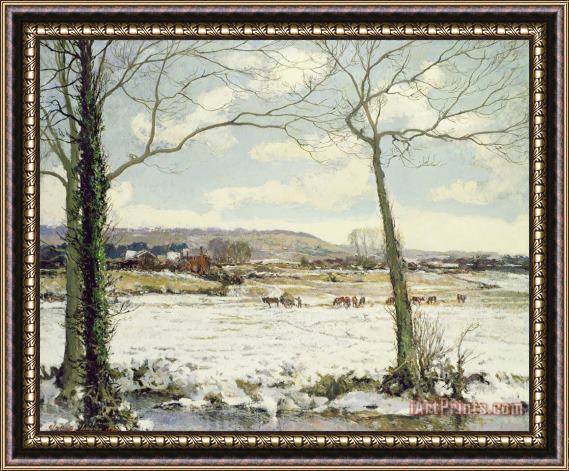 Alexander Jamieson  The Frozen Meadow Framed Print