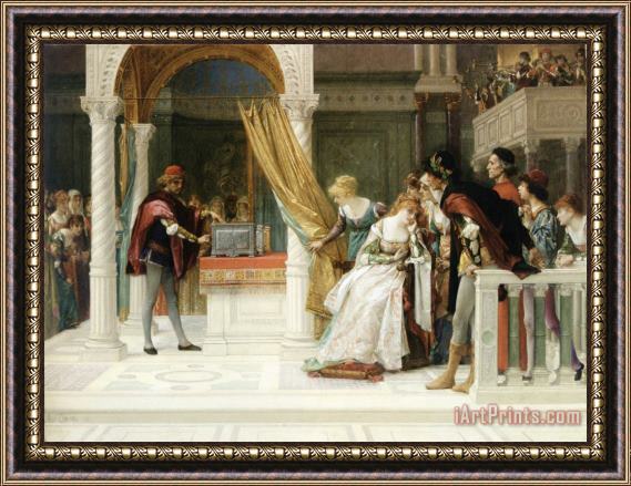 Alexandre Cabanel Merchant of Venice Framed Painting