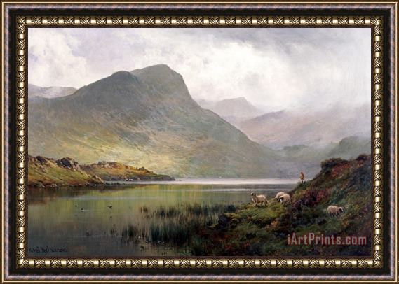 Alfred de Breanski Loch Ness Framed Painting