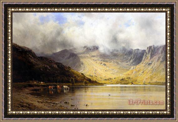 Alfred Fontuale Debreanski The Foxes Path to Cader Framed Print