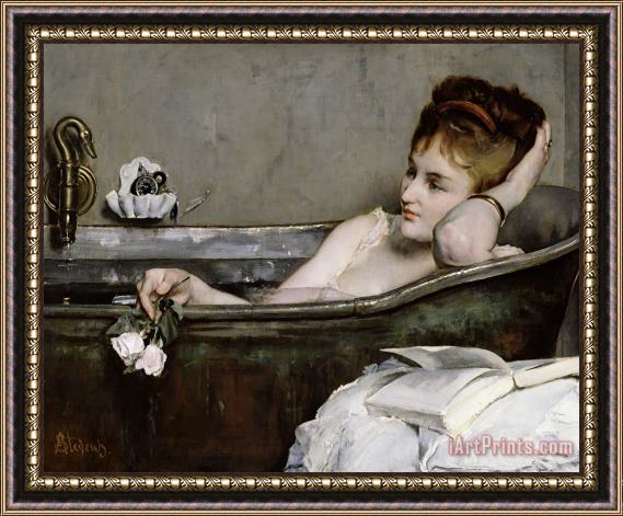 Alfred George Stevens The Bath Framed Print