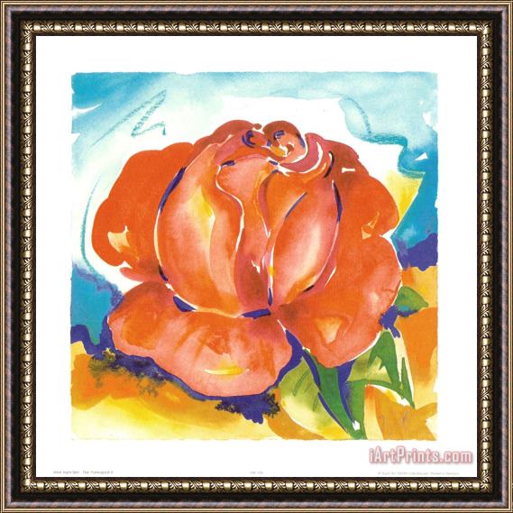alfred gockel One Perfect Rose Framed Painting