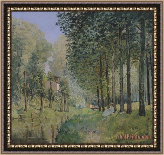 Alfred Sisley Edge of the Wood Framed Painting