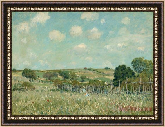 Alfred Sisley Meadow Framed Painting