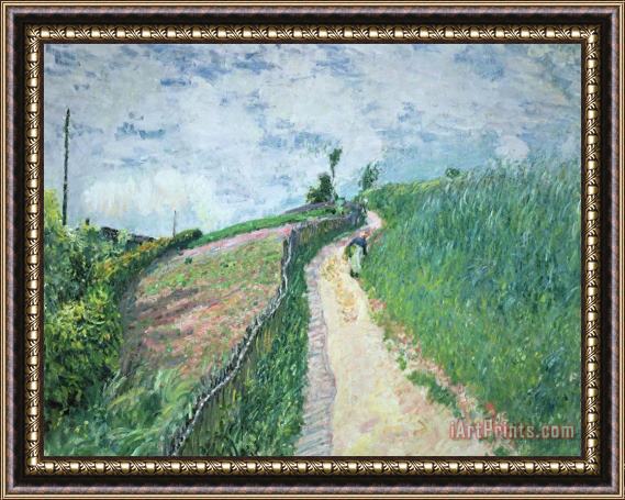 Alfred Sisley Path Leading To Ville D'avray Framed Painting
