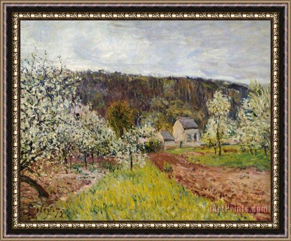 Alfred Sisley Rainy Spring Near Paris Framed Painting