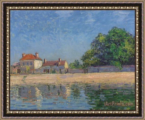 Alfred Sisley The Banks of the Loing Framed Painting