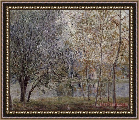 Alfred Sisley The Loing Canal in Spring Framed Painting