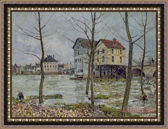 Alfred Sisley The Mills at Moret sur Loing Framed Painting