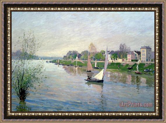 Alfred Sisley The Seine At Argenteuil Framed Print