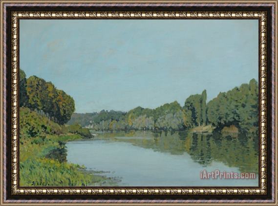 Alfred Sisley The Seine at Bougival Framed Print