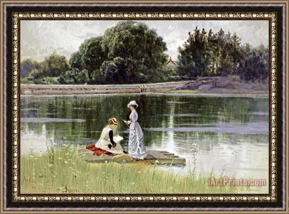 Alfred Thompson Bricher A Pleasant Afternoon Framed Painting