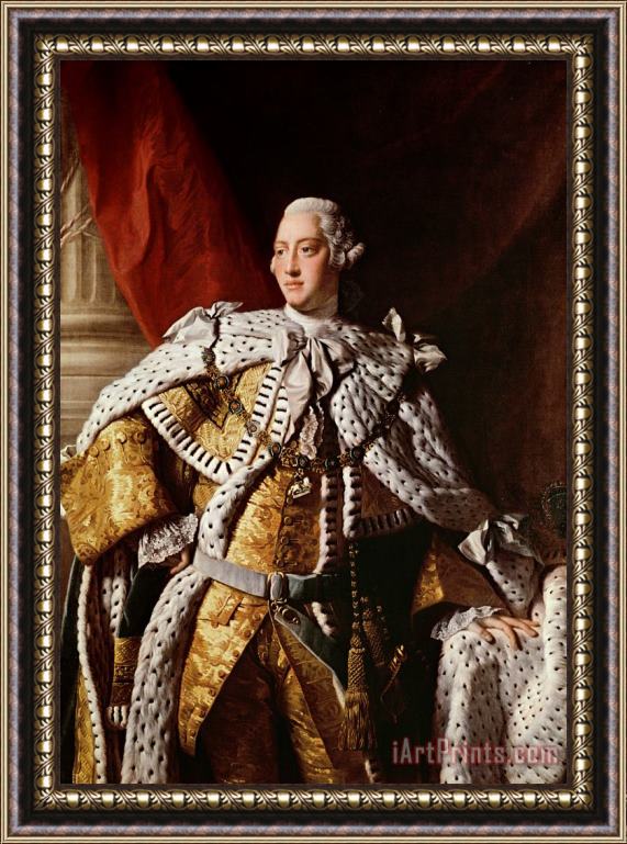Allan Ramsay King George III Framed Painting