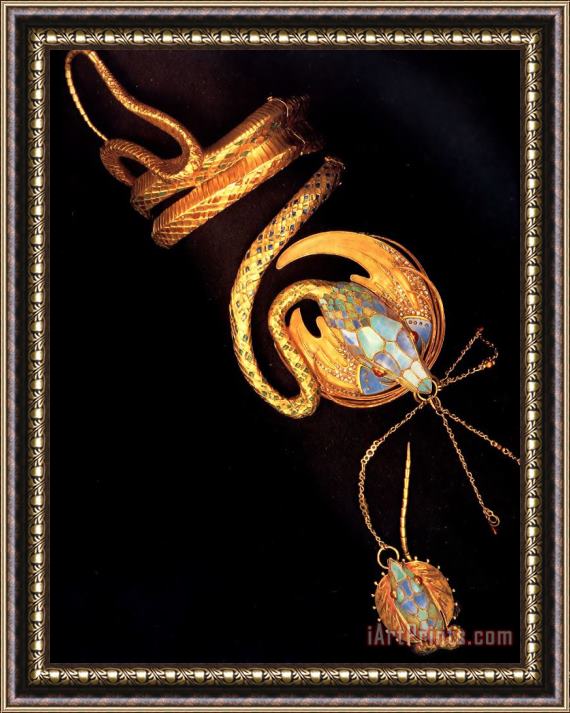 Alphonse Maria Mucha Bracelet Framed Print