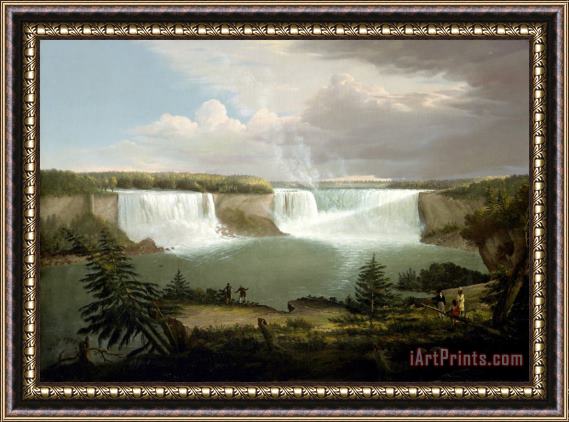 Alvan Fisher A General View of The Falls of Niagara Framed Print